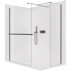 CERANO - Sprchová zástena Walk-in Onyx TL/P - 8 mm - hranatá vzpera + polička/držiak na uteráky - čierna matná, transparentné sklo - 70x60x200 cm CERANO - Sprchová zástena Walk-in Onyx TL/P - 8 mm - hranatá vzpera + polička/držiak na uteráky - čierna matná, transparentné sklo - 70x60x200 cm