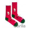 Ponožky Sob Vianočný Červeno-zelené Ponožky Sob Vianočný Červeno-zelené