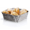 Blomus Košík na pečivo DELARA L, 26 cm, tmavohnedá, chróm Blomus Košík na pečivo DELARA L, 26 cm, tmavohnedá, chróm