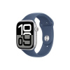 Apple Apple Watch Series 10 GPS 46mm Silver Alu Case, Denim Sport Band S/M EU MWWL3 Apple Apple Watch Series 10 GPS 46mm Silver Alu Case, Denim Sport Band S/M EU MWWL3