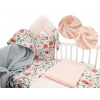 Baby Nellys 6-dielna výhodná súprava pre bábätko s darčekom, 135x100 cm - Begónie Baby Nellys Baby Nellys 6-dielna výhodná súprava pre bábätko s darčekom, 135x100 cm - Begónie Baby Nellys