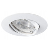 Kanlux LUTO CTX-DT02B bodové svietidlo okrúhle výklopné biele 02590 Kanlux LUTO CTX-DT02B bodové svietidlo okrúhle výklopné biele 02590