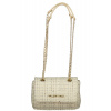 Luxusná Dámska Mini Kabelka s retiazkovými rukovätiami VALENTINO BAGS 20x12x9 cm Biela Farba: Biela, Velkost: UNI Luxusná Dámska Mini Kabelka s retiazkovými rukovätiami VALENTINO BAGS 20x12x9 cm Biela Farba: Biela, Velkost: UNI