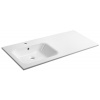 Sapho ARECA umývadlo 121x51,5cm, liaty mramor, ľavé, biela AC121L Sapho ARECA umývadlo 121x51,5cm, liaty mramor, ľavé, biela AC121L