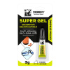 Debbex Sekundové gélové lepidlo Super Gel 3 g Debbex Sekundové gélové lepidlo Super Gel 3 g