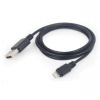 GEMBIRD CABLEXPERT Kabel USB 2.0 Lightning (IP5 a vyšší) nabíjecí a synchronizační kabel, 1m, černý (CC-USB2-AMLM-1M) GEMBIRD CABLEXPERT Kabel USB 2.0 Lightning (IP5 a vyšší) nabíjecí a synchronizační kabel, 1m, černý (CC-USB2-AMLM-1M)
