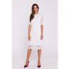 Stylove Dámske midi šaty Gihl S379 ecru L Stylove Dámske midi šaty Gihl S379 ecru L
