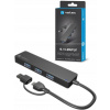 HUB USB-C 3.0 NATEC MAYFLY 4-PORTOVÝ + ADAPTÉR USB-A (USB Hub Natec NHU-2023) HUB USB-C 3.0 NATEC MAYFLY 4-PORTOVÝ + ADAPTÉR USB-A (USB Hub Natec NHU-2023)