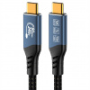 PREMIUMCORD Kabel USB4™ Version2.0 80Gbps 16K@60Hz 240W Thunderbolt 3 a 4 kabel 1m ku4ca10 PREMIUMCORD Kabel USB4™ Version2.0 80Gbps 16K@60Hz 240W Thunderbolt 3 a 4 kabel 1m ku4ca10