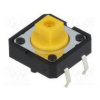 Mikrospínač TACT SPST-NO Polohy 2 0,05A/24VDC THT není 2,55N Mikrospínač TACT SPST-NO Polohy 2 0,05A/24VDC THT není 2,55N