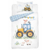 DETEXPOL Obliečky do postieľky Traktor A Bavlna, 100/135, 40/60 cm DETEXPOL Obliečky do postieľky Traktor A Bavlna, 100/135, 40/60 cm