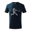 Hráč basebalu ikony - Tričko detské bavlnené - 146 cm/10 rokov ( Tmavomodrá (takmer čierna) ) Hráč basebalu ikony - Tričko detské bavlnené - 146 cm/10 rokov ( Tmavomodrá (takmer čierna) )