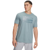 Under Armour TEAM ISSUE WORDMARK SS TEE zelené Under Armour TEAM ISSUE WORDMARK SS TEE zelené