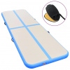 zahrada-XL Nafukovacia žinenka s pumpou 600x100x10 cm PVC modrá 91922 zahrada-XL Nafukovacia žinenka s pumpou 600x100x10 cm PVC modrá 91922