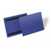 Magnetické vrecko na dokumenty 210x148mm na šírku 50ks modré Durable
