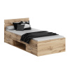 Tempo Kondela Posteľ, 90x200, dub wotan, MICHIGAN NEW Tempo Kondela Posteľ, 90x200, dub wotan, MICHIGAN NEW