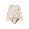 LIEWOOD Sille plavky s dlhým rukávom Peach / Sea shell LIEWOOD Sille plavky s dlhým rukávom Peach / Sea shell