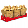 Lindt LINDOR Pralinky čokoládové vianočné gule - mix príchutí, kocka 3x75g Lindt LINDOR Pralinky čokoládové vianočné gule - mix príchutí, kocka 3x75g