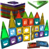 Magnetické stavebné kocky, edukačné, veľké panely, 3D puzzle, 56 dielov Magnetické stavebné kocky, edukačné, veľké panely, 3D puzzle, 56 dielov