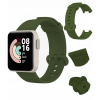 Remienok pre Xiaomi Mi Watch LITE Redmi Watch LITE Olivovo Zelená farba Remienok pre Xiaomi Mi Watch LITE Redmi Watch LITE Olivovo Zelená farba