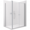 CERANO - Sprchovací kút Antelo L - Ľ/P - 6 mm - chróm, transparentné sklo - 150x50 cm - otočný CERANO - Sprchovací kút Antelo L - Ľ/P - 6 mm - chróm, transparentné sklo - 150x50 cm - otočný