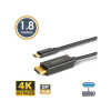 DELIGHT 20335B Kábel DisplayPort USB-C 1,8 m 4K DELIGHT 20335B Kábel DisplayPort USB-C 1,8 m 4K