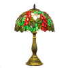 Tiffany stolná lampa Grapes 209- Huizhou Oufu Lighting v.48xš.30, sklo/kov,40W Tiffany stolná lampa Grapes 209- Huizhou Oufu Lighting v.48xš.30, sklo/kov,40W