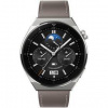 Inteligentné hodinky Huawei Watch GT 3 Pro 46 mm - Light Titanium Case + Gray Leather Strap (55028467)
