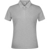 James & Nicholson | JN 791, Dámske piqué polo, sivá Heather, 3XL James & Nicholson | JN 791, Dámske piqué polo, sivá Heather, 3XL