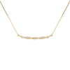 Zlatý dámsky náhrdelník DF 4099, žlté zlato s diamantmi Zlatý dámsky náhrdelník DF 4099, žlté zlato s diamantmi