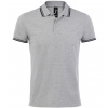 SOĽS Pasadena Pánske polo tričko SL00577 Grey / navy S SOĽS Pasadena Pánske polo tričko SL00577 Grey / navy S