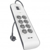 BELKIN SurgeStrip prepaťová ochrana, 8 zásuvek,900J,2USB BSV804ca2M BELKIN SurgeStrip prepaťová ochrana, 8 zásuvek,900J,2USB BSV804ca2M