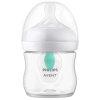 Avent Natural Response priehľadná fľaša s cumlíkom s ventilom AirFree 125 ml Avent Natural Response priehľadná fľaša s cumlíkom s ventilom AirFree 125 ml