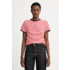 Tommy Hilfiger tričko dámske s lyocellom WW0WW50032 červená XS Tommy Hilfiger tričko dámske s lyocellom WW0WW50032 červená XS