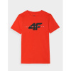 4F chlapčenské tričko 4FJWSS24TTSHM1113 red 4F chlapčenské tričko 4FJWSS24TTSHM1113 red