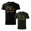 Tričká Big brother, little brother gold (Rodinné tričká s potlačou sú vždy dobrý darček, nápisom, pre, rodinu, mama, otec) Tričká Big brother, little brother gold (Rodinné tričká s potlačou sú vždy dobrý darček, nápisom, pre, rodinu, mama, otec)