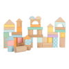 small foot Drevené kocky pastelové 50 ks small foot Drevené kocky pastelové 50 ks