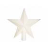 HVIEZDA NA VRCH NA VIANOČNÝ STROMČEK BROKÁTOVÁ BIELA 22 CM OZDOBA NA VIANOČNÝ STROMČEK HVIEZDA NA VRCH NA VIANOČNÝ STROMČEK BROKÁTOVÁ BIELA 22 CM OZDOBA NA VIANOČNÝ STROMČEK
