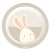 Dětské nádobí talířek RABIT VANILLA zajíc se silikonem (21,5 cm) SIGIKID Dětské nádobí talířek RABIT VANILLA zajíc se silikonem (21,5 cm) SIGIKID