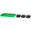 Miniparenisko s vekom 3 sadenicové polia, 57x24,5x13,5cm Miniparenisko s vekom 3 sadenicové polia, 57x24,5x13,5cm