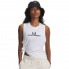 Dámske tielko Under Armour UA Varsity U Tank biela|M Dámske tielko Under Armour UA Varsity U Tank biela|M