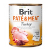 Brit Paté & Meat Turkey 800g konzerva pre psov