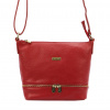 MiaMore 01-019 červená dámska kožená kabelka 26 x 21 x 11 cm MiaMore 01-019 červená dámska kožená kabelka 26 x 21 x 11 cm