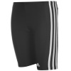 adidas Boys Fitness 3-Stripes Swim Jammer Black/White 13 Years adidas Boys Fitness 3-Stripes Swim Jammer Black/White 13 Years