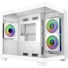 Cooler Master Elite 481 mini tower PC skrinka biela 3 predinštalované LED ventilátory, bočné okno; E481-WHNN-S00 Cooler Master Elite 481 mini tower PC skrinka biela 3 predinštalované LED ventilátory, bočné okno; E481-WHNN-S00