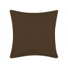 Bavlnená obliečka na vankúš Jednofarebný perkálový - tmavo hnedý Veľkosť: 40 x 40 Bavlnená obliečka na vankúš Jednofarebný perkálový - tmavo hnedý Veľkosť: 40 x 40