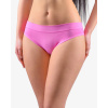 Gina Nohavičky bokové so širokým bokom 16152P - Pink XS/S Gina Nohavičky bokové so širokým bokom 16152P - Pink XS/S