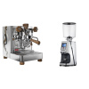 Lelit Bianca PL162T V3, 40th Anniversary Limited Edition + Eureka Atom Specialty 75, chrome Lelit Bianca PL162T V3, 40th Anniversary Limited Edition + Eureka Atom Specialty 75, chrome