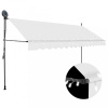 Ručne zaťahovacia markíza s LED svetlom 350x120 cm Dekorhome Ručne zaťahovacia markíza s LED svetlom 350x120 cm Dekorhome