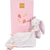 Doudou Darčeková sada Plyšový zajačik s dečkou 10 cm ružový Doudou et Compagnie Paris Doudou Darčeková sada Plyšový zajačik s dečkou 10 cm ružový Doudou et Compagnie Paris